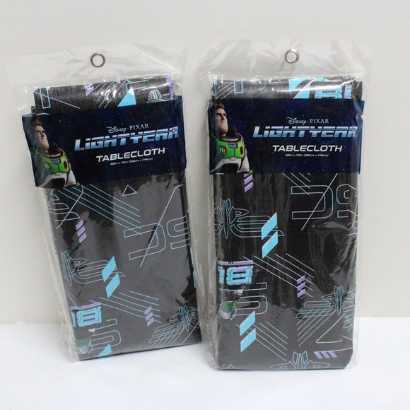 2 Disney Pixar Lightyear Themed Tablecloths 52 in x 70 in for Party Fun - Picture 1 of 7